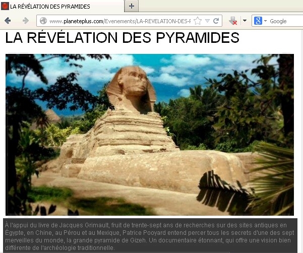 Le secret caché des pyramides d’Égypte révélé Livre-grimault